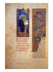 St Jerome with the Decorated Initial to His Prologue | Obraz na stenu