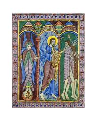 Albans Psalter: Expulsion from Paradise | Obraz na stenu