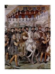 The Solemn Entrance of Emperor Charles V, Francis I of France | Obraz na stenu