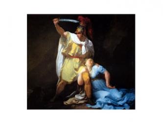 Rhadamistus Killing Zenobia | Obraz na stenu