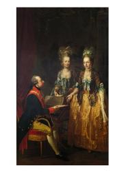 Portrait of Emperor Joseph II at the Piano with His Sisters Maria Anna and Maria Elisabeth | Obraz na stenu