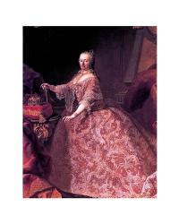 Maria Theresia of Austria at the Age of 35 | Obraz na stenu