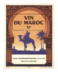 Morocco's Wine Label | Obraz na stenu
