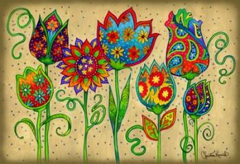 Mosaic Flowers-Spring | Obraz na stenu