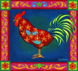 Mosaic Rooster | Obraz na stenu
