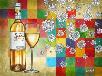 Wine With White Squares | Obraz na stenu