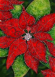 Sparkling Poinsettia | Obraz na stenu