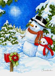 Sparkling Snowmen | Obraz na stenu