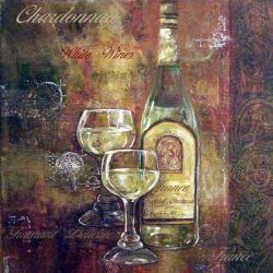 Chardonnay Lettered | Obraz na stenu