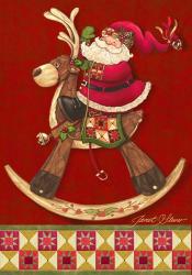 Rockin Santa - Quilt | Obraz na stenu