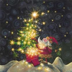 Santas Star Tree | Obraz na stenu