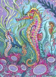 Rainbow Seahorses | Obraz na stenu