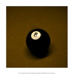 8 Ball on Brown | Obraz na stenu