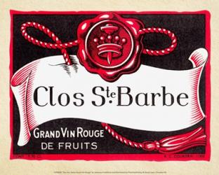 Clos Ste. Barbe Grand Vin Rouge | Obraz na stenu