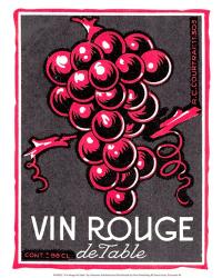 Vin Rouge de Table | Obraz na stenu