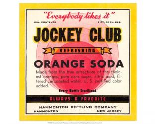 Jockey Club Orange Soda | Obraz na stenu