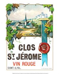 Clos St Jerome Vin Rouge | Obraz na stenu