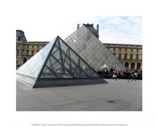 Louvre Pyramid in Paris | Obraz na stenu