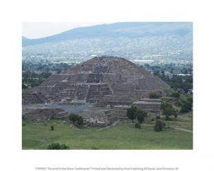 Pyramid of the Moon Teotihuacan | Obraz na stenu