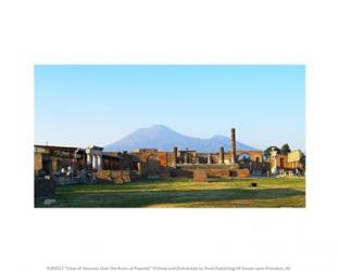 View of Vesuvius Over the Ruins of Popmeii | Obraz na stenu