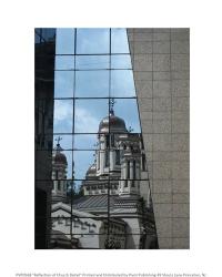 Reflection of Church Detail | Obraz na stenu