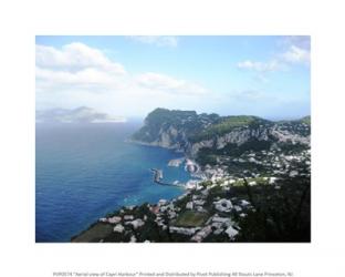 Aerial view of Capri Harbour | Obraz na stenu