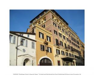 Buildings Close to Spanish Steps | Obraz na stenu