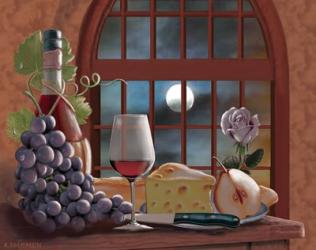 Chianti By Moonlight | Obraz na stenu