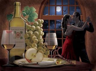 Chardonnay And Moonlight | Obraz na stenu