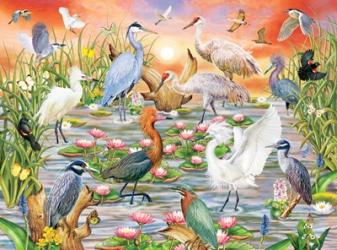 Elegant Water Birds | Obraz na stenu