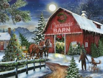 The Christmas Barn | Obraz na stenu