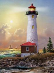 Crisp Point Lighthouse | Obraz na stenu