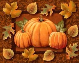 Pumpkins and Leaves | Obraz na stenu