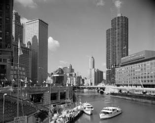 1960s Chicago River From Michigan Avenue | Obraz na stenu