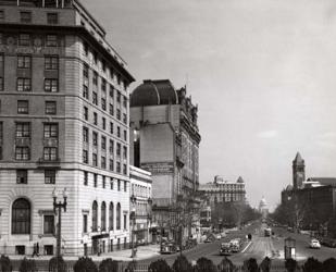 1940s Pennsylvania Avenue With Capitol Building | Obraz na stenu