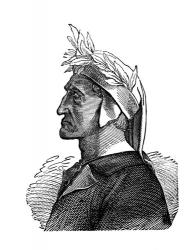 1300S Dante Alighieri Italian Poet | Obraz na stenu