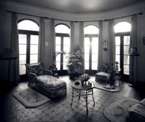 1920s Interior Upscale Solarium French Doors Windows | Obraz na stenu