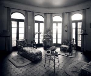 1920s Interior Upscale Solarium French Doors Windows | Obraz na stenu