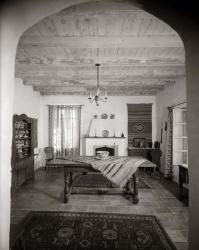 1920s Interior Mexican Spanish Style Parlor | Obraz na stenu