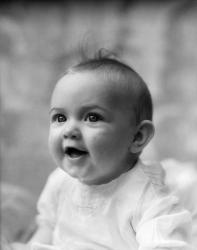 1930s Profile Portrait Five Month Old Baby | Obraz na stenu
