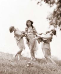 1900S 1920s Three Modern Dancers Outdoors | Obraz na stenu