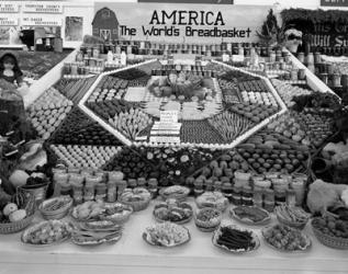 1950s Farm Produce And Other Food At State Fair | Obraz na stenu