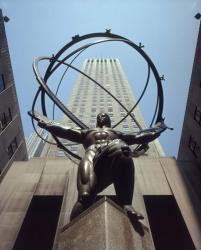 Atlas Statue Rockefeller Center, NYC | Obraz na stenu