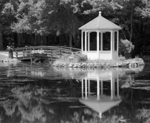 Gazebo Reflected In Pond Seaville NJ | Obraz na stenu