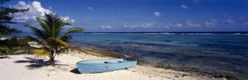 Rowboat on the beach, Grand Cayman, Cayman Islands | Obraz na stenu