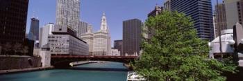 Wabash Ave Bridge over Chicago River Chicago | Obraz na stenu
