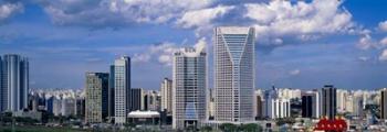 Buildings in a city, Sao Paulo, Brazil | Obraz na stenu