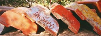 Beached Boats Cuba | Obraz na stenu