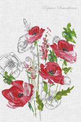 Botanical Poppies | Obraz na stenu