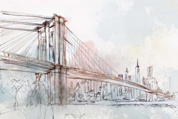 Blushing Brooklyn Bridge | Obraz na stenu